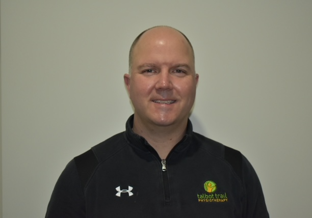 Portrait of Mark Holmes, Physiotherapist at Talbot Trail Physiotherapy in St. Thomas, Elgin County. Expert in Physiotherapy services at Talbot Trail.